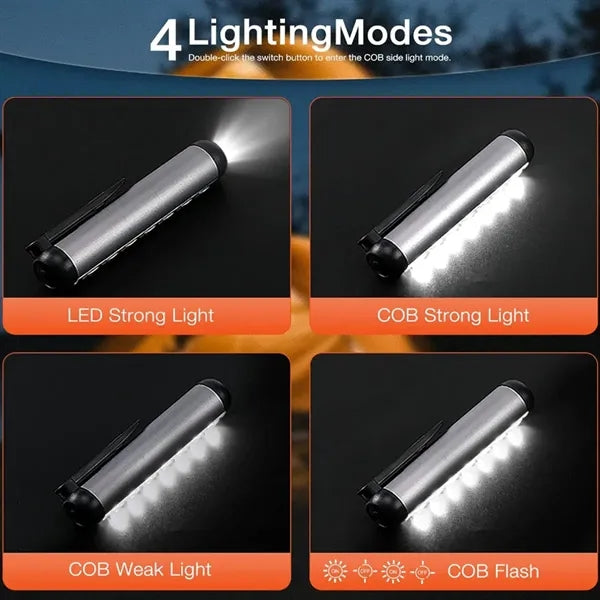 Flashlight Usb Rechargeable Magnetic Led