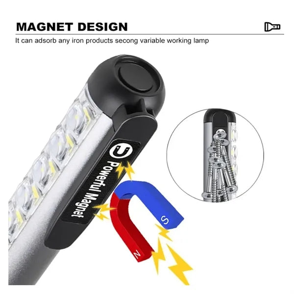 Flashlight Usb Rechargeable Magnetic Led