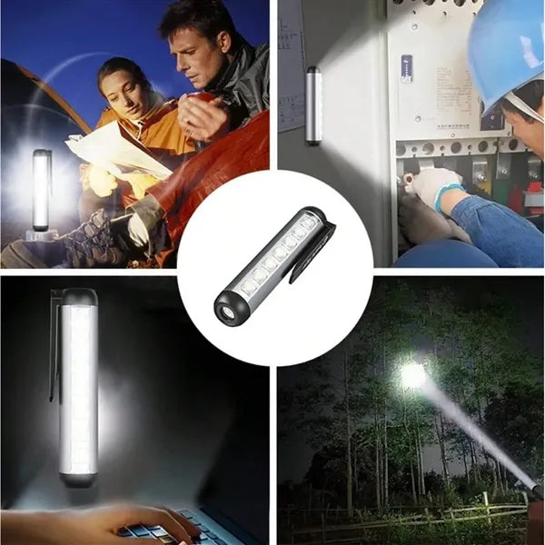 Flashlight Usb Rechargeable Magnetic Led