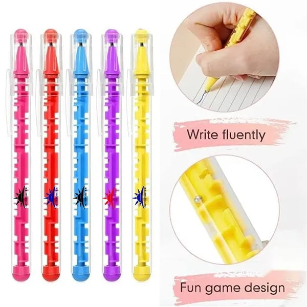 Plastic Stress Relief Maze Puzzle Ballpoint Pen