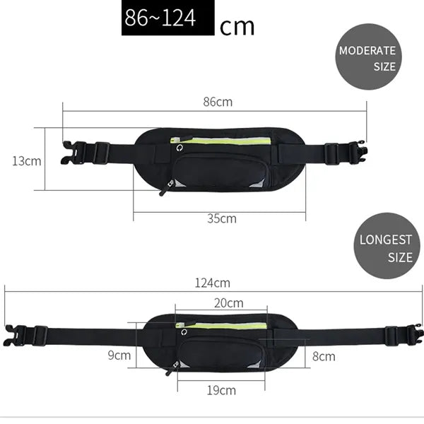 Running Belt Fanny Pack Waist Bag