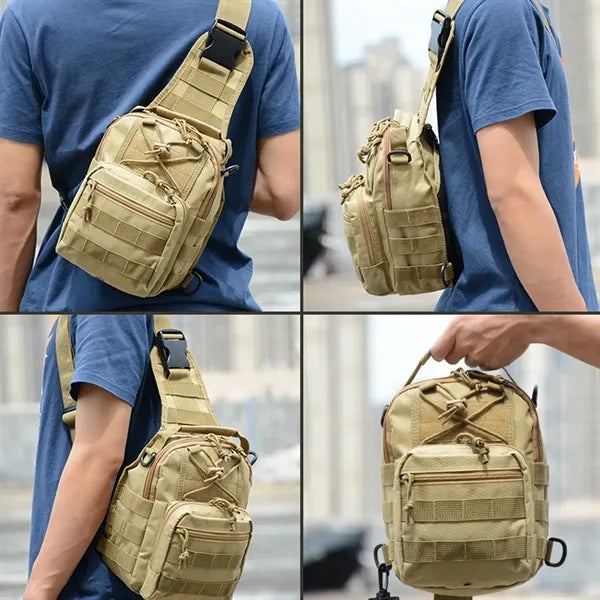 Military Shoulder Bag Sling Backpackv