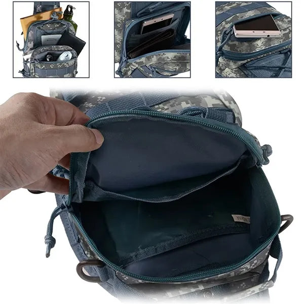 Military Shoulder Bag Sling Backpackv
