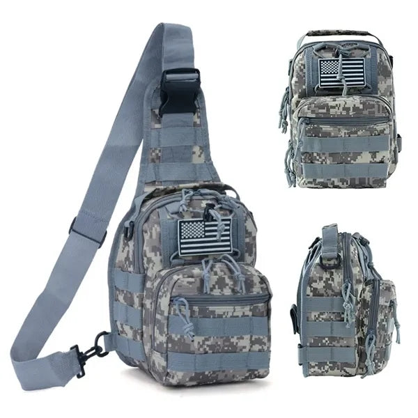 Military Shoulder Bag Sling Backpackv