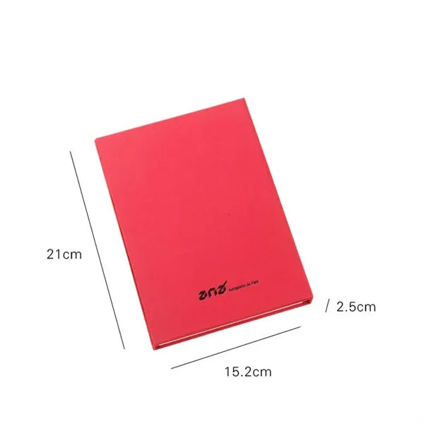 Kraft Notebook Pen Composition Sticky Set