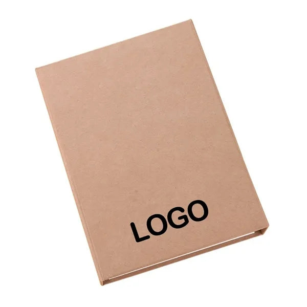 Kraft Notebook Pen Composition Sticky Set