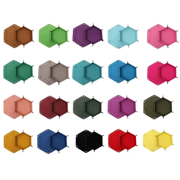 Hexagon Foldable Dice Tray