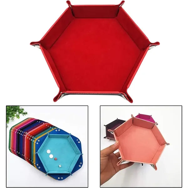 Hexagon Foldable Dice Tray
