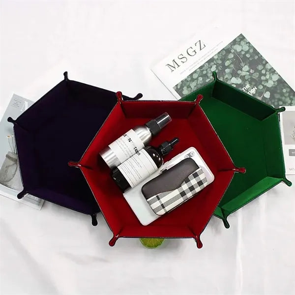 Hexagon Foldable Dice Tray
