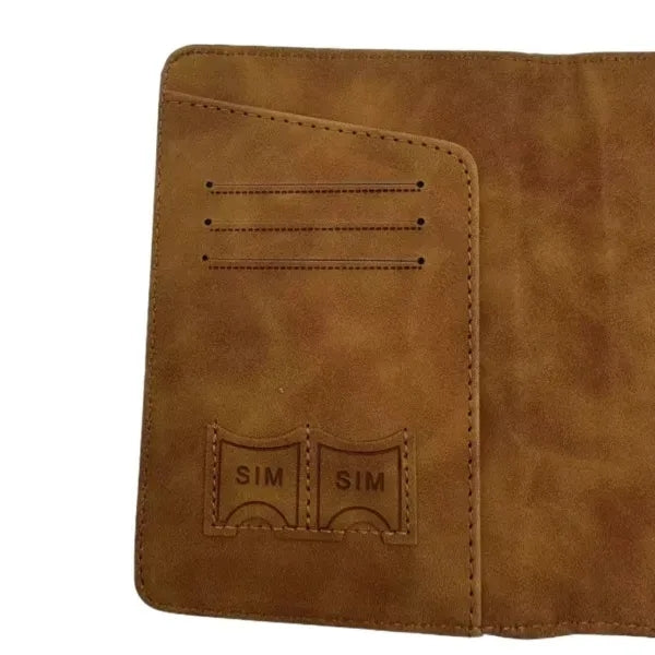 RFID Leather Passport Wallet Holder