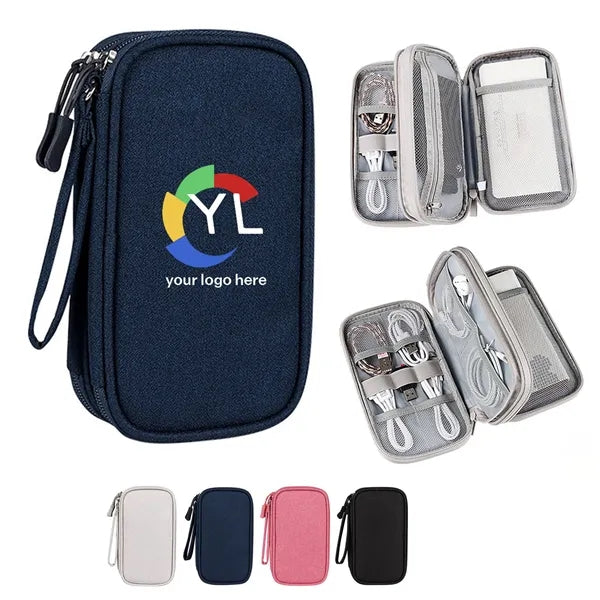 Double Layer Electronic Organizer Accessories Case