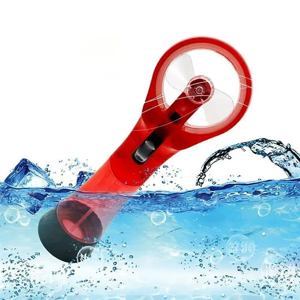 Handheld Fan With Water Mist Spray