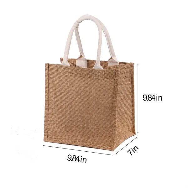 Natural Jute Tote Bag