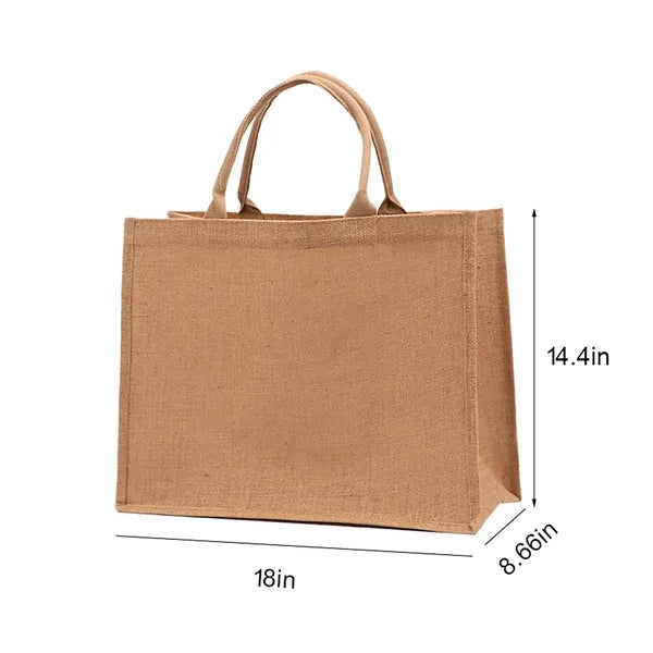 Natural Jute Tote Bag