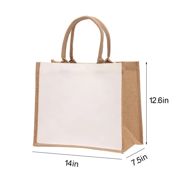 Burlap Tote Bag