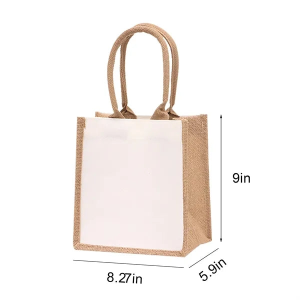 Burlap Tote Bag