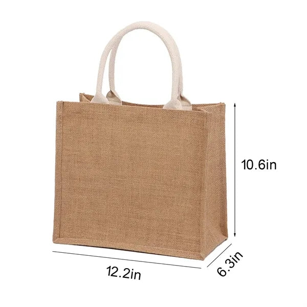 Natural Jute Tote Bag