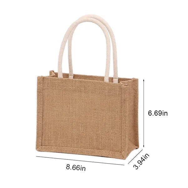 Natural Jute Tote Bag