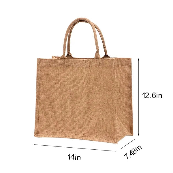 Natural Jute Tote Bag