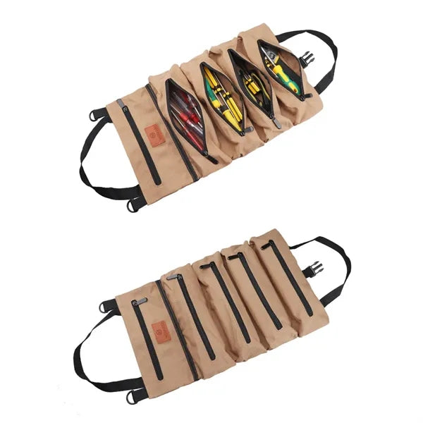 Canvas Roll-Up Tool Bag
