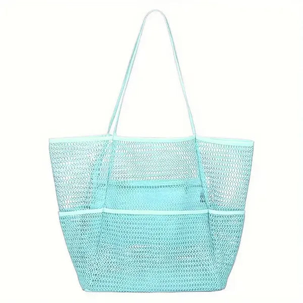 Mesh Beach Tote Bag for Women