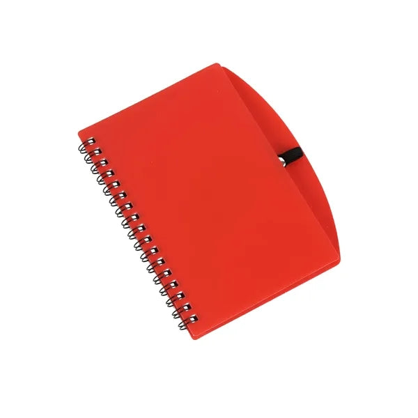 Plastic Cover Handwriting Notebook with Pen loop