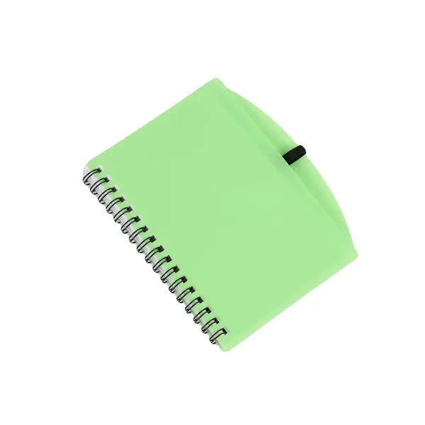 Plastic Cover Handwriting Notebook with Pen loop