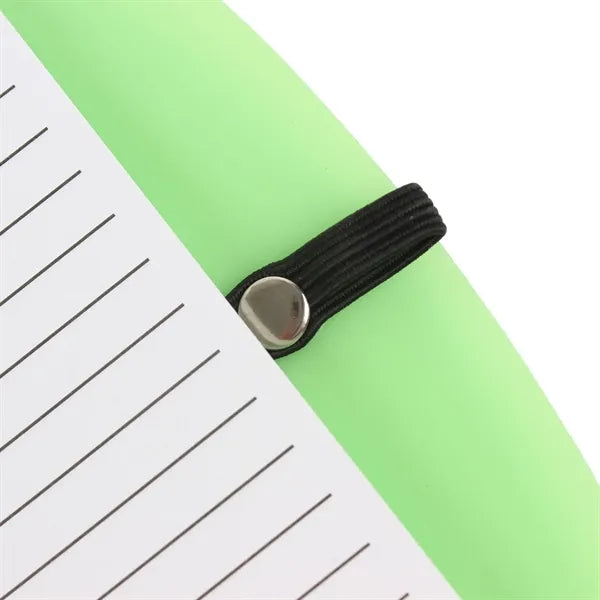 Plastic Cover Handwriting Notebook with Pen loop