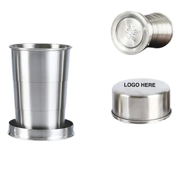 5oz stainless steel collapsible cup