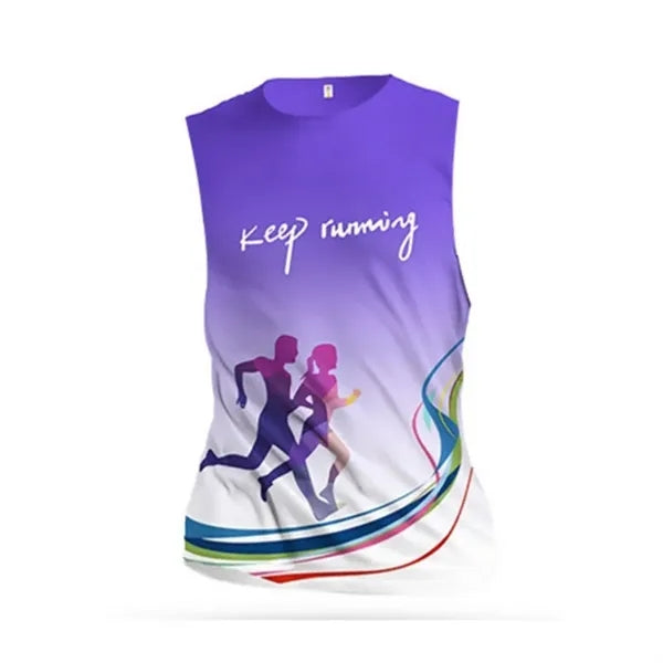 Running Full Color Printing Tank Top