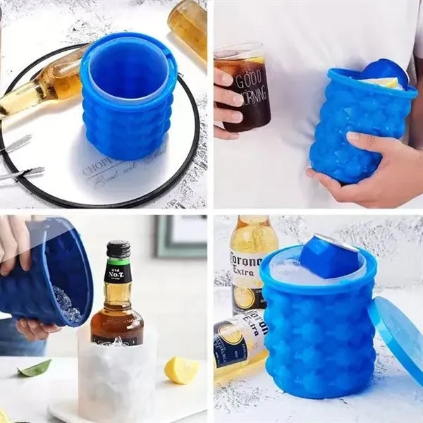 Ice Cube Maker Genie Freezer Bucket
