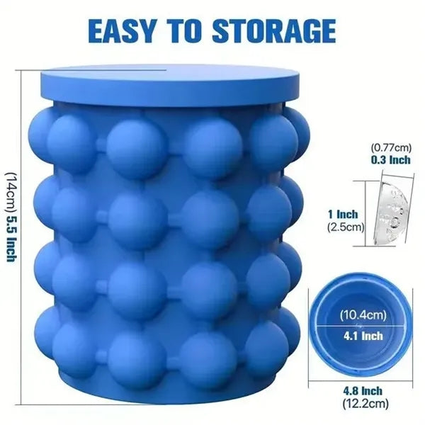 Ice Cube Maker Genie Freezer Bucket