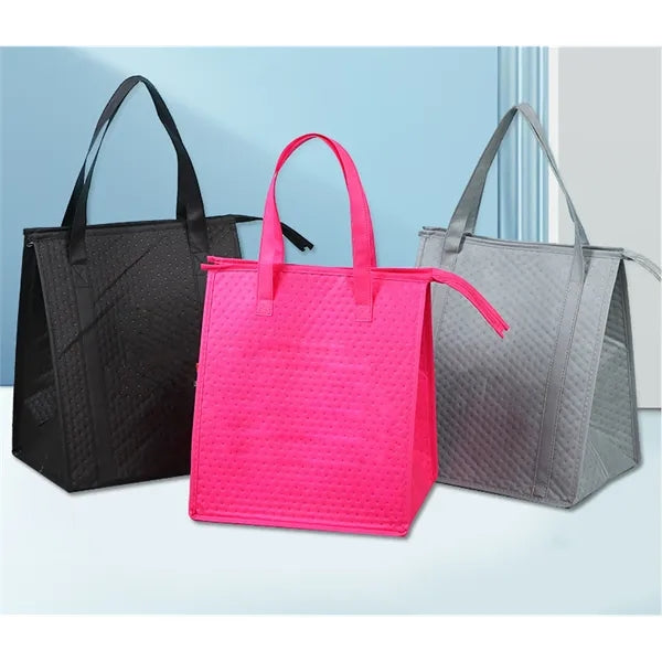 Non-Woven Lunch Cooler Tote Bag (9" x 13" x 6.5")