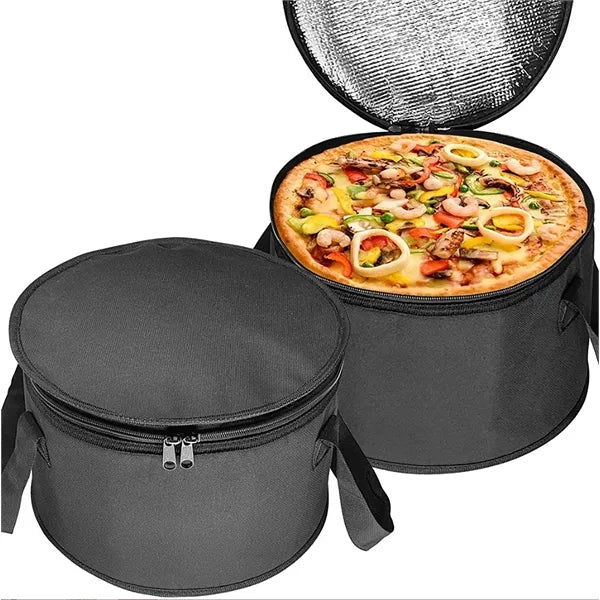 Round Cooler Foil Inner Lining Zipper Insulated Bag