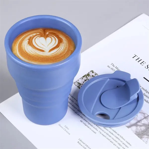 13oz / 375ml To-Go Collapsible Travel Coffee Cup