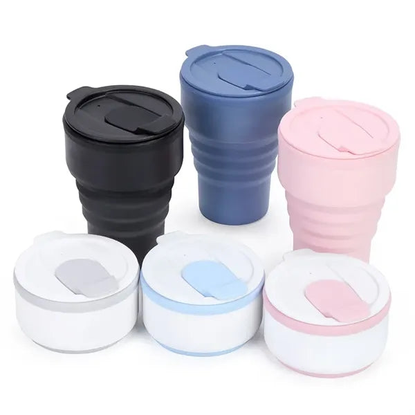 13oz / 375ml To-Go Collapsible Travel Coffee Cup