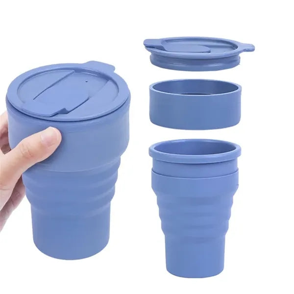 13oz / 375ml To-Go Collapsible Travel Coffee Cup