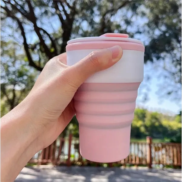 13oz / 375ml To-Go Collapsible Travel Coffee Cup
