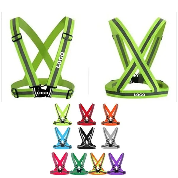Hi Vis Safety Strap Vest