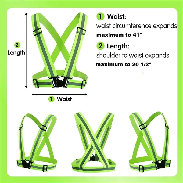 Hi Vis Safety Strap Vest