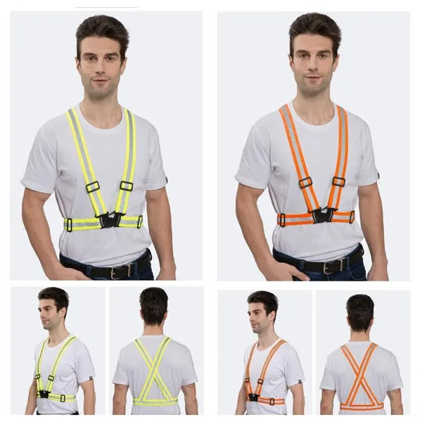 Hi Vis Safety Strap Vest