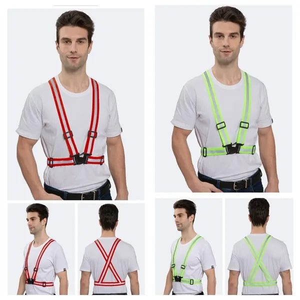 Hi Vis Safety Strap Vest