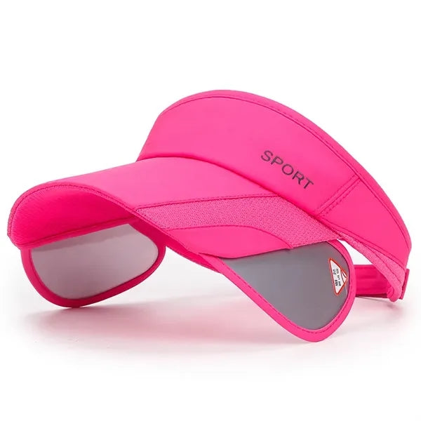 Athletic Mesh Visor - Stylish Sun Hat for Golf, Running, and