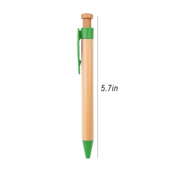 Colorful Eco Friendly Bamboo Click Pen
