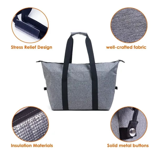 Foldable Mega Shopping Kooler Tote Bag Lunch Box