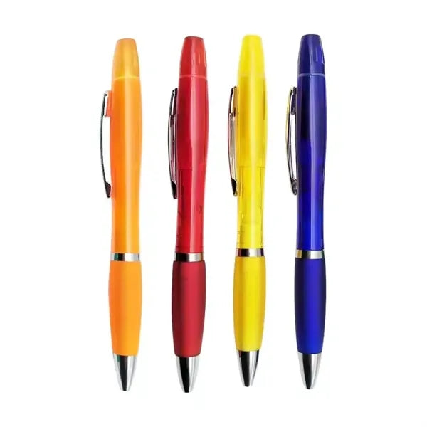 Double Highlighter Ballpoint Pen