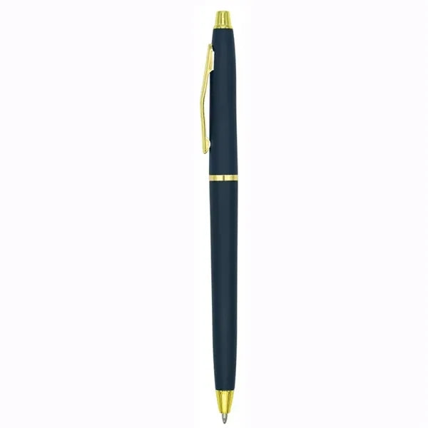 Cooper Retractable Pen with Gold Trim
