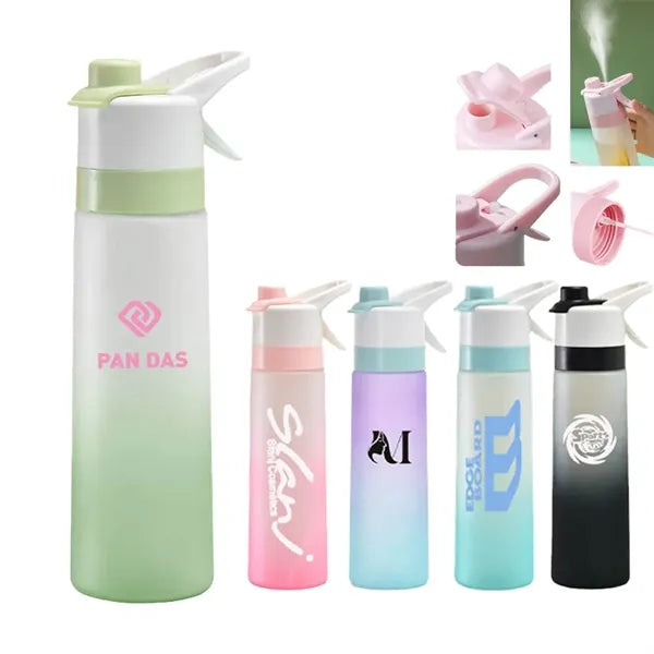 Drinking And Misting Water Bottle Portable Leak-proof