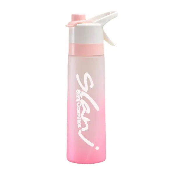 Drinking And Misting Water Bottle Portable Leak-proof
