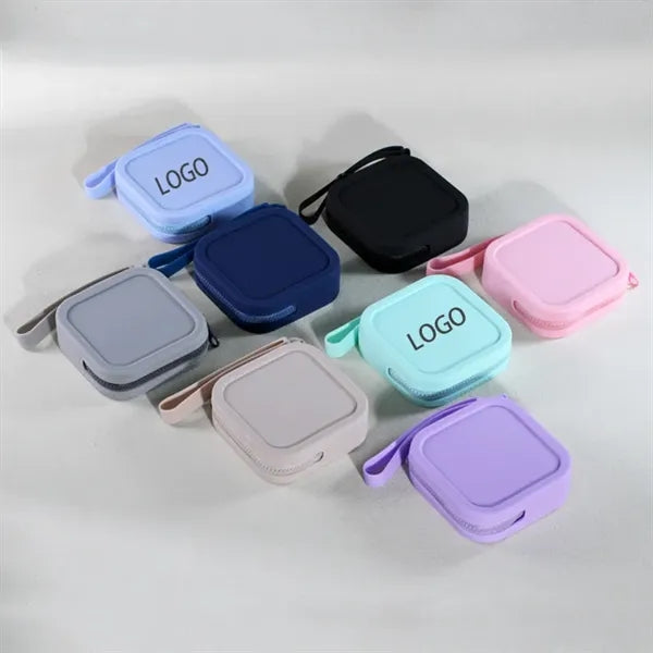 Silicone Organizer Wallet Coin Purse Waterproof Earphone Bag